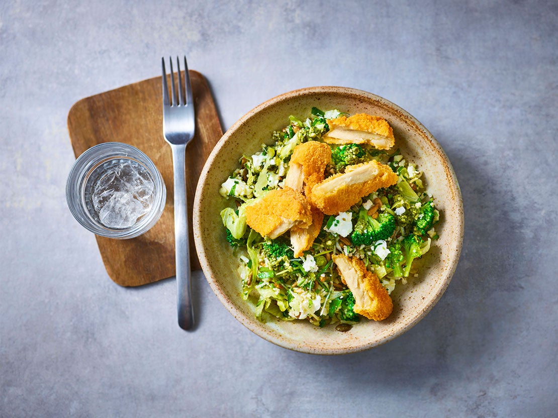 Summer chicken style salad