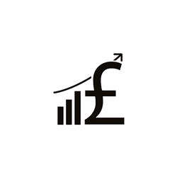 revenue from coffee cups sales icon