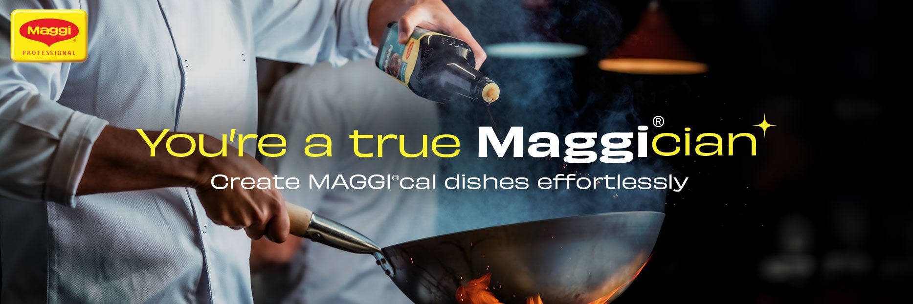 Maggi Professional campaign banner: You're a True Maggician
